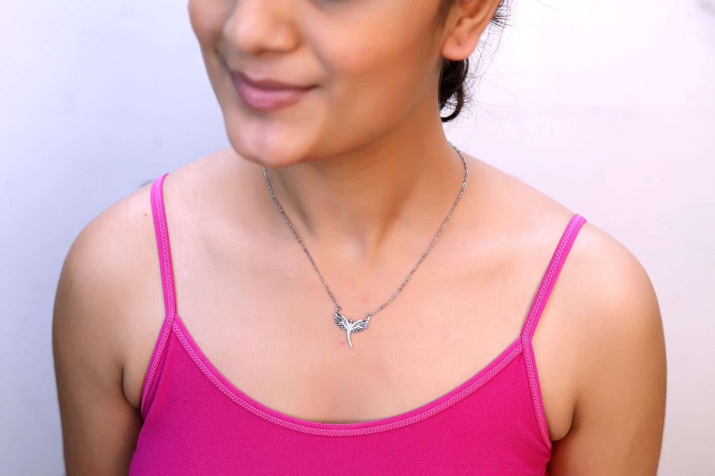 Dragonfly Delight Diamond Necklace