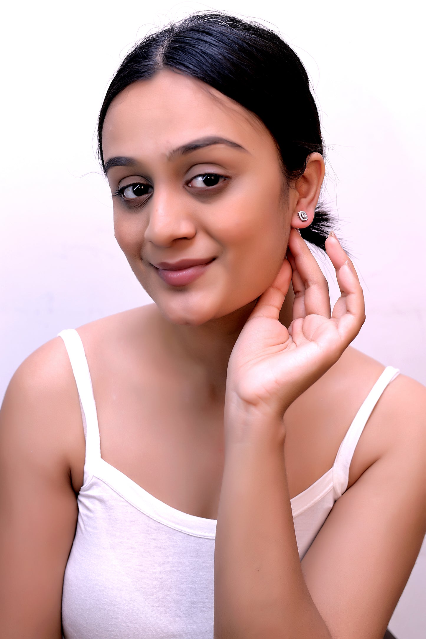 Trendy Rectangular Stud Earrings
