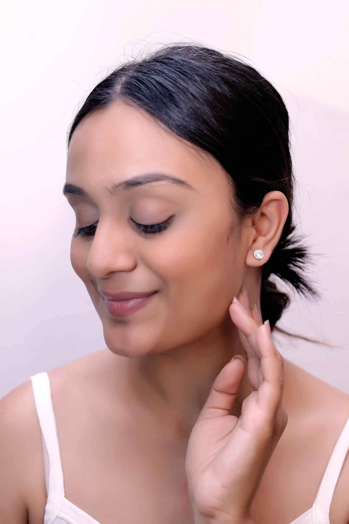 Trendy Sparkle Stud Earrings