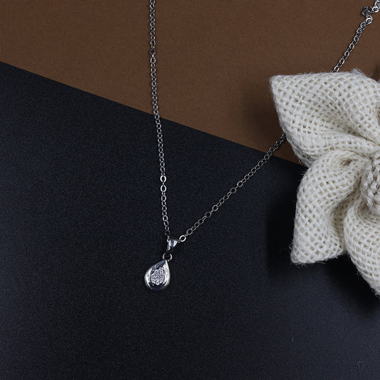 Elegant Teardrop Diamond Necklace