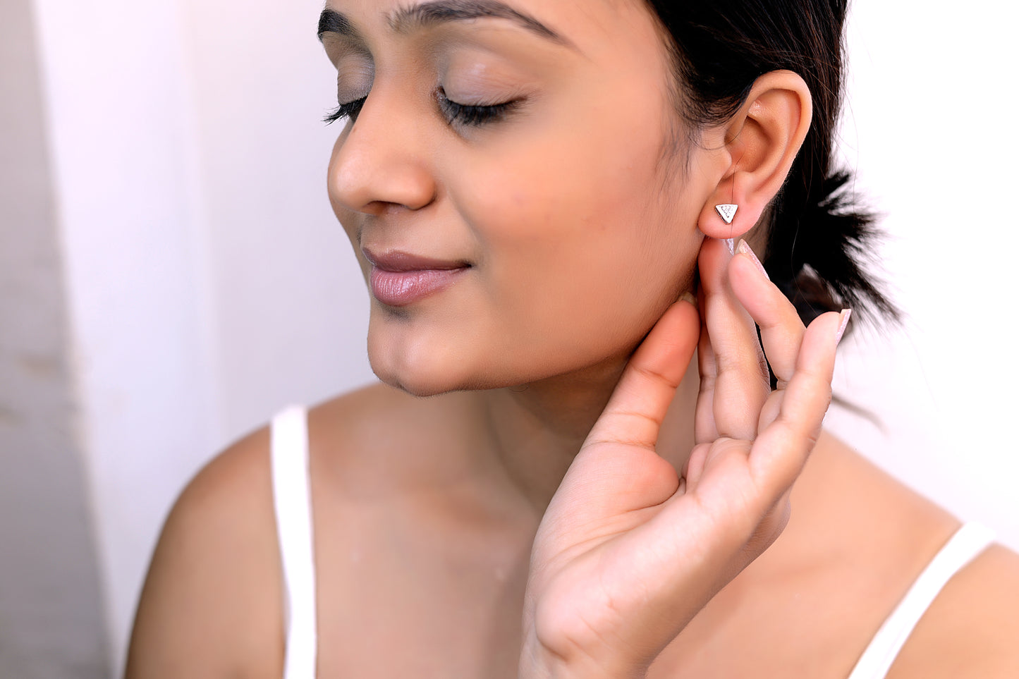 Trendy Triangle Stud Earrings