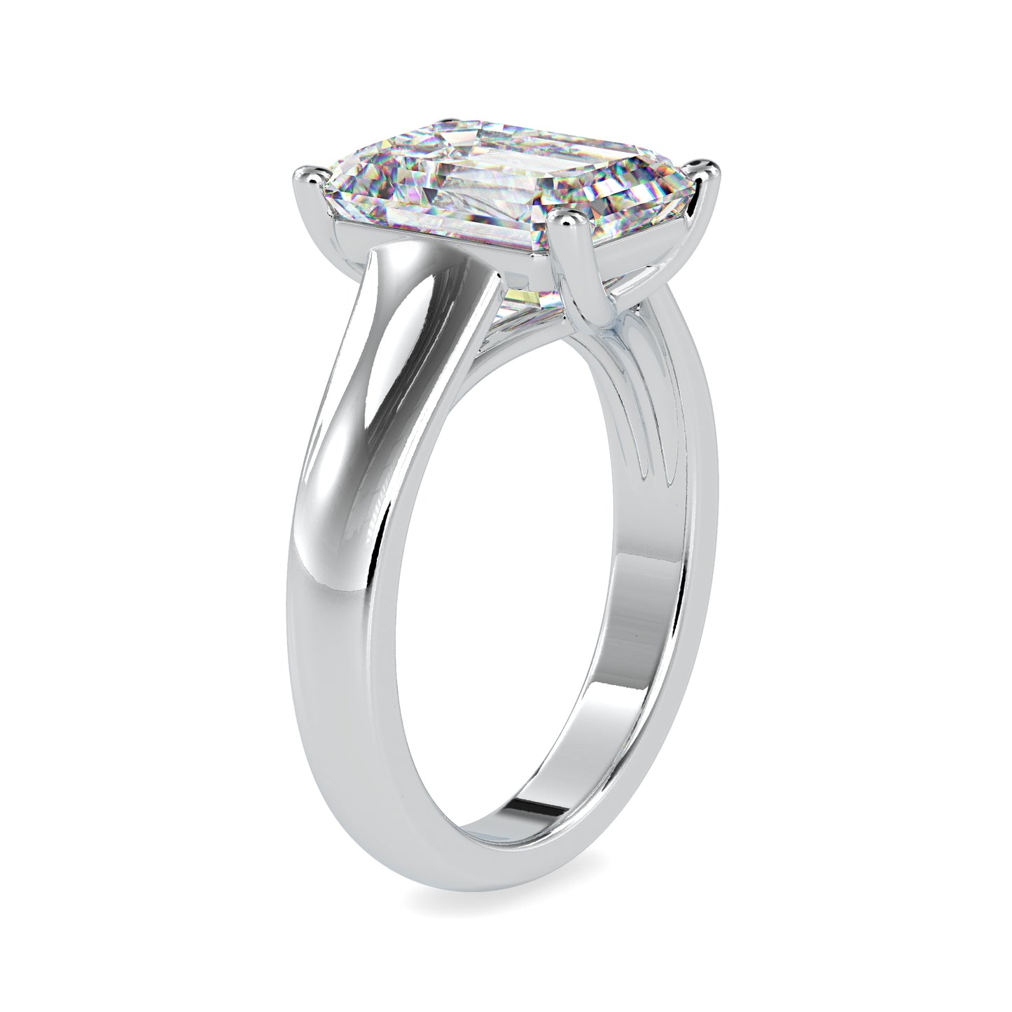 Regal Emerald Radiance Ring