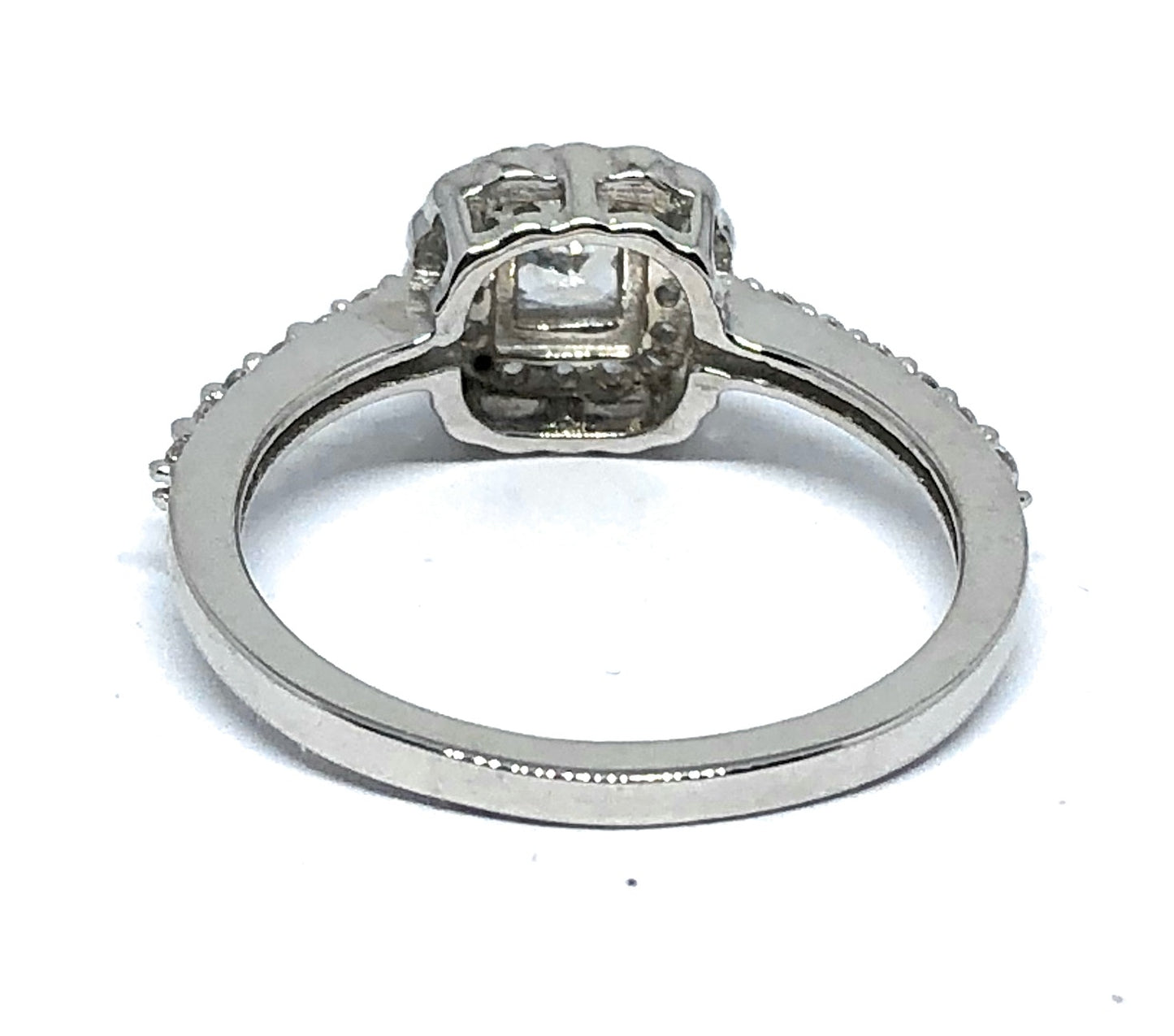 Radiant Princess-Cut Halo Ring