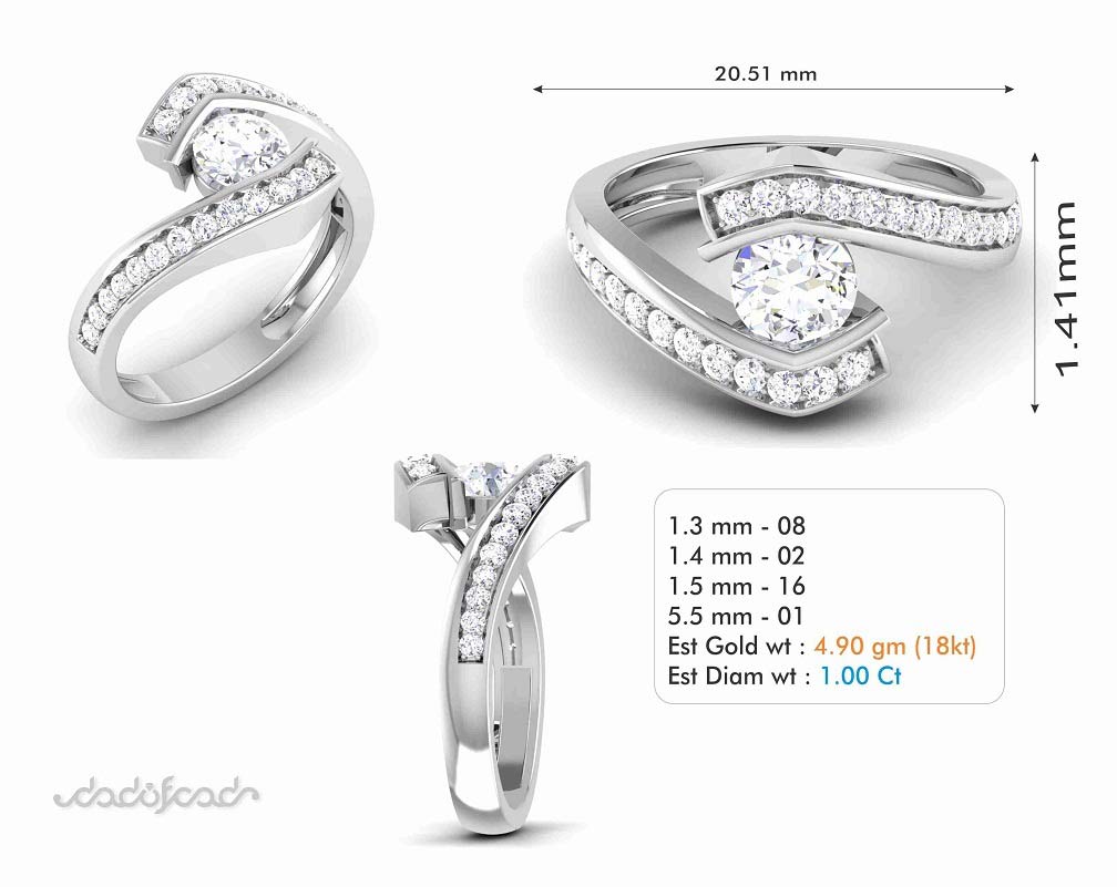 Infinity Sparkle Ring