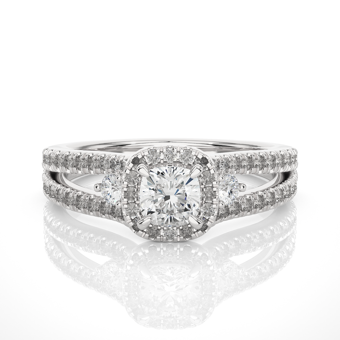 Trilogy Halo Splendor Ring
