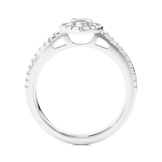 Elegant Marquise-Cut Diamond Ring