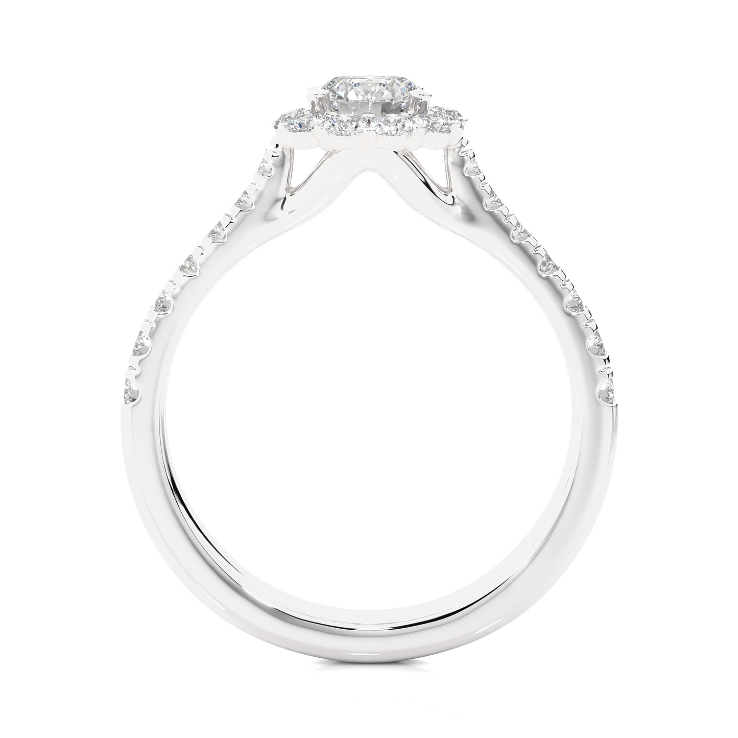 Elegant Round-Cut Diamond Ring