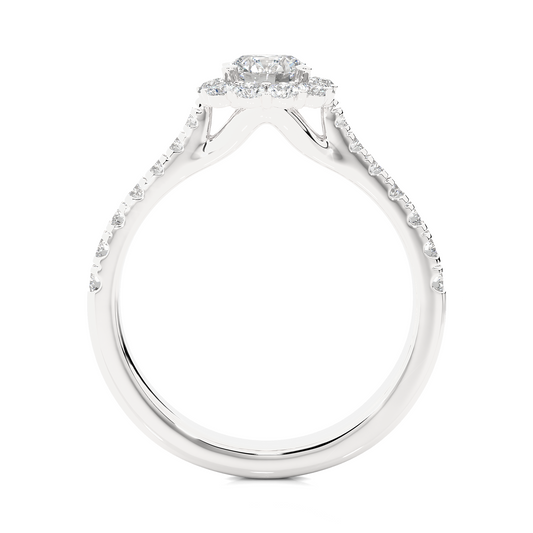 Elegant Round-Cut Diamond Ring