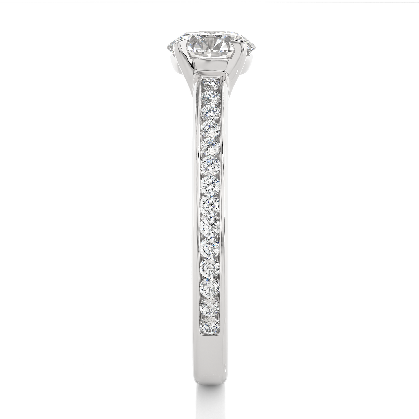 Elegant Diamond Solitaire Ring
