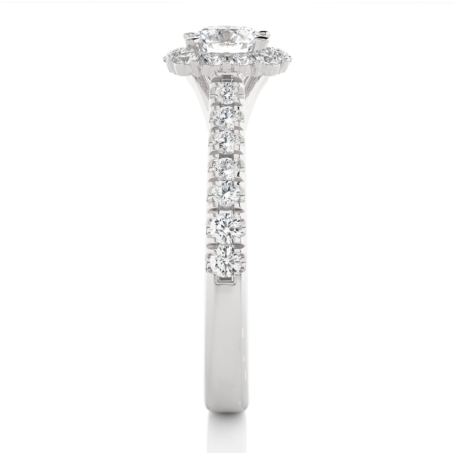 Elegant Round-Cut Diamond Ring