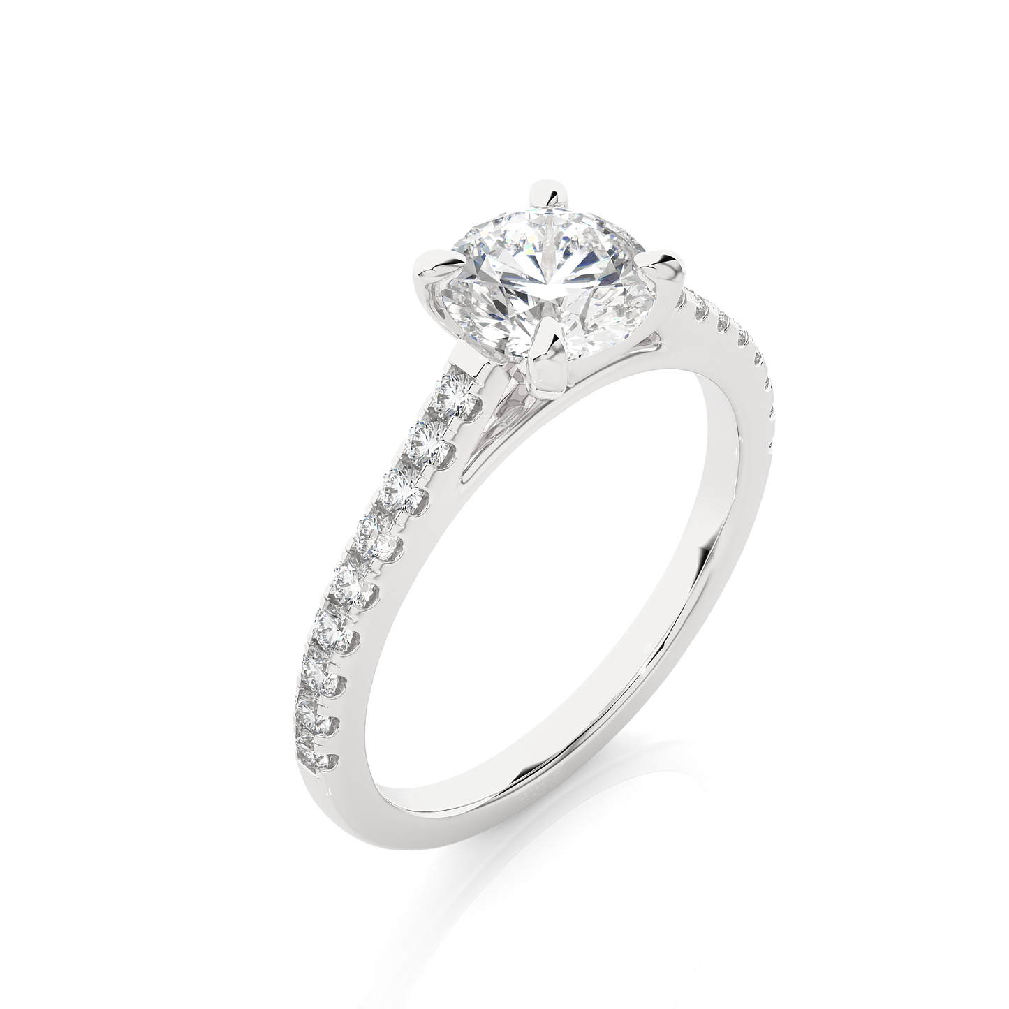 Elegant Diamond Solitaire Ring
