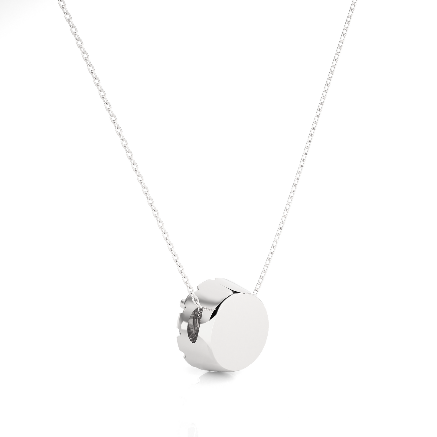 Timeless Round Diamond Necklace