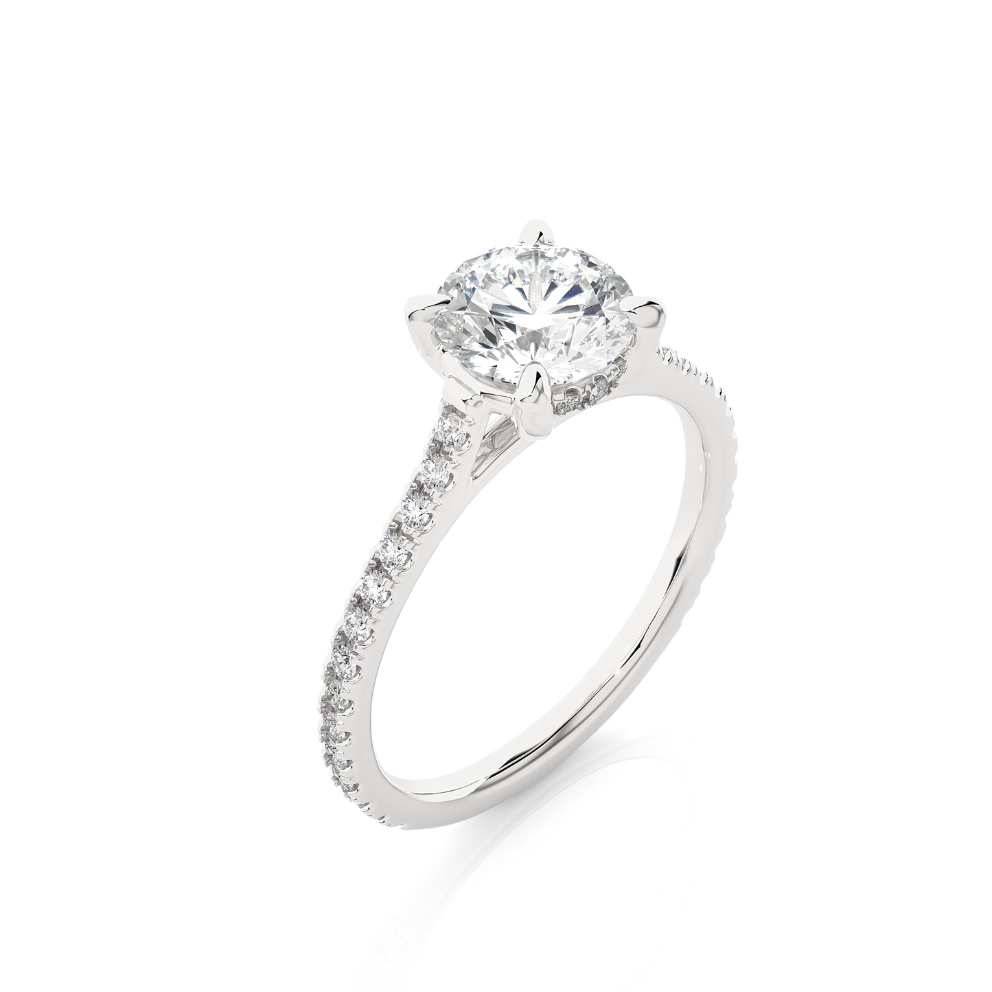 Elegant Diamond Solitaire Ring