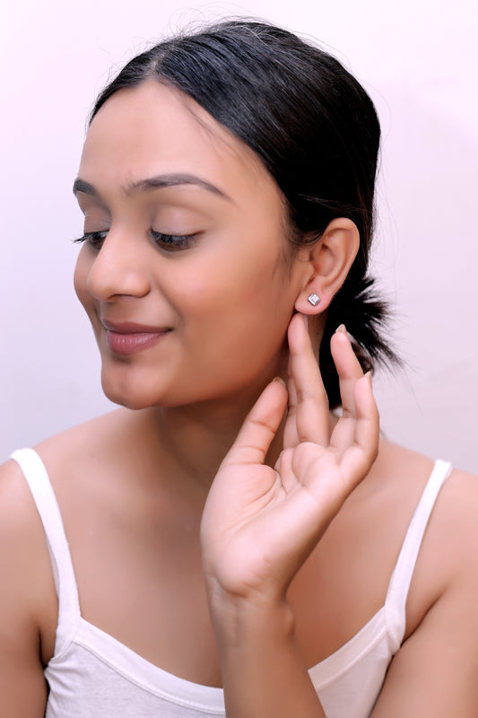 Chic Square Stud Earrings