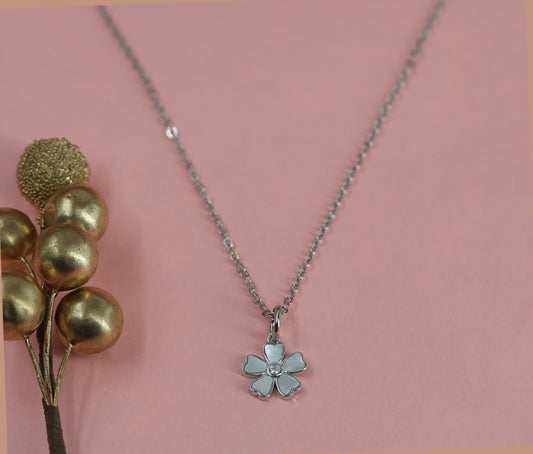Delicate Blossom Diamond Necklace