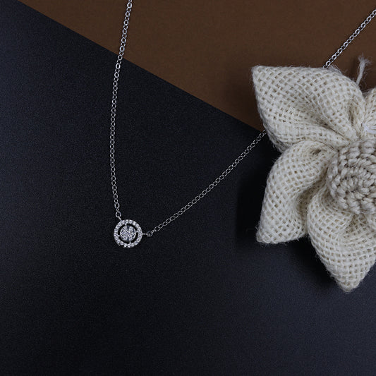 Delicate Round Cluster Necklace