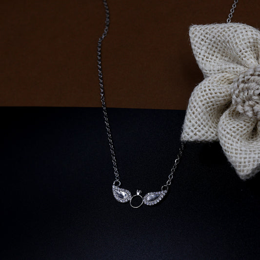 Angelic Wings Diamond Necklace