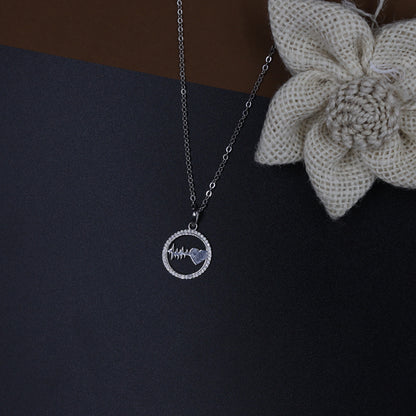 Heartbeat Diamond Necklace