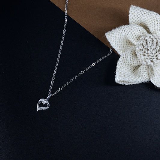 Dainty Heart Sparkle Necklace