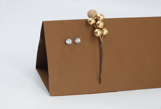 Trendy Sparkle Stud Earrings