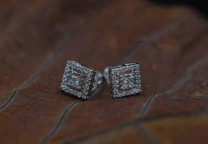 Trendy Square Stud Earrings