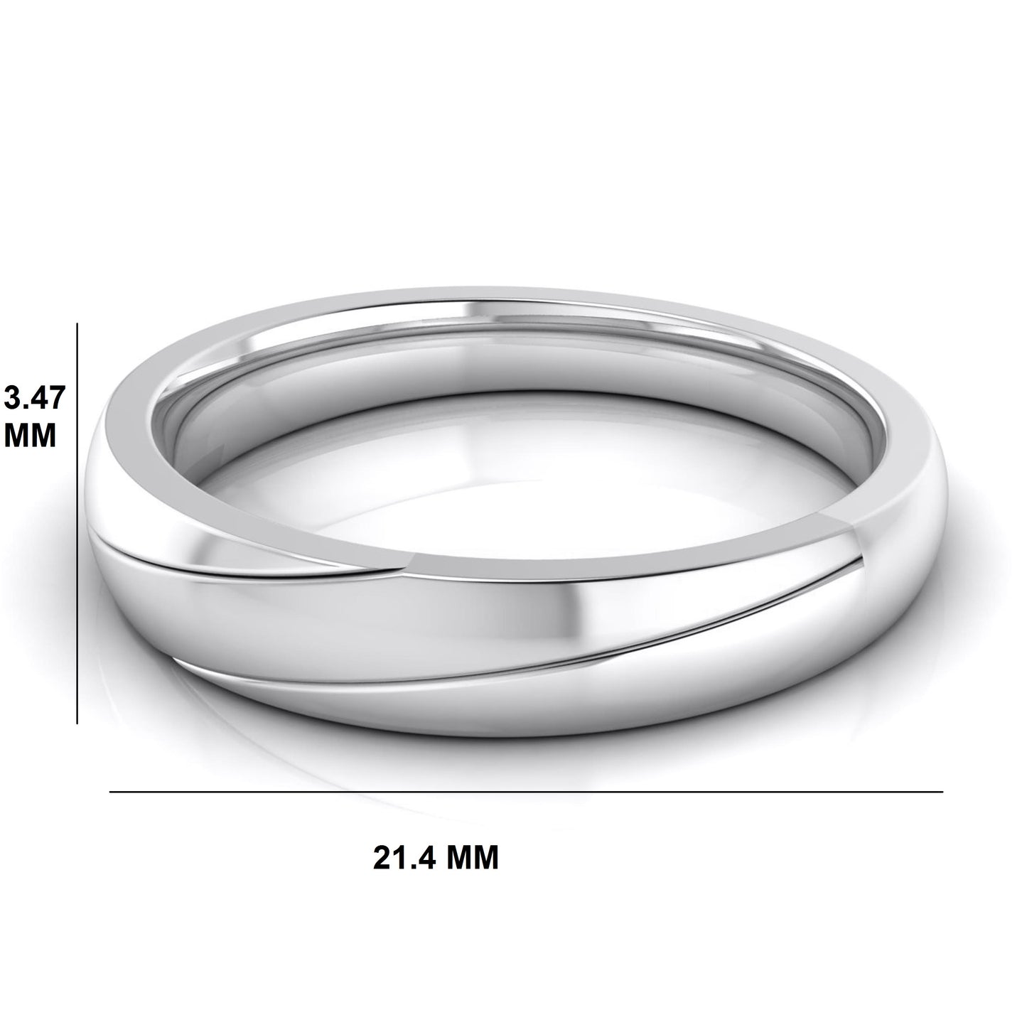 Sleek Contour Ring