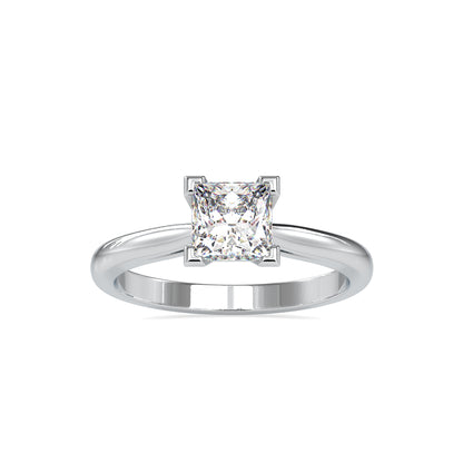 Elegant Princess Solitaire Ring