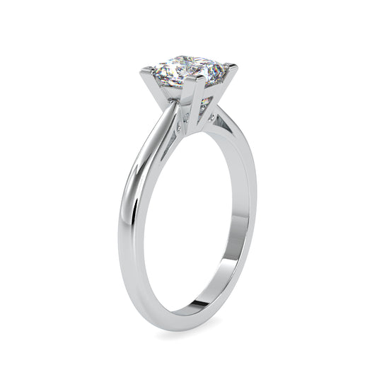 Elegant Princess Solitaire Ring