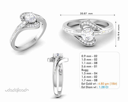 Ethereal Swirl Ring