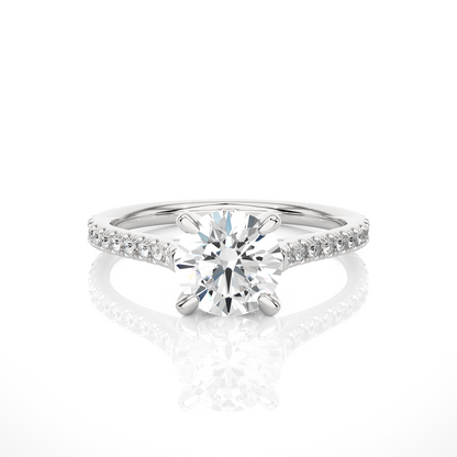 Elegant Diamond Solitaire Ring