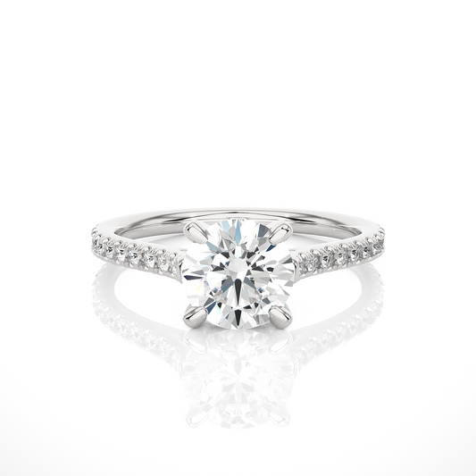 Elegant Diamond Solitaire Ring
