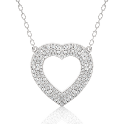 Opulent Heart Diamond Necklace