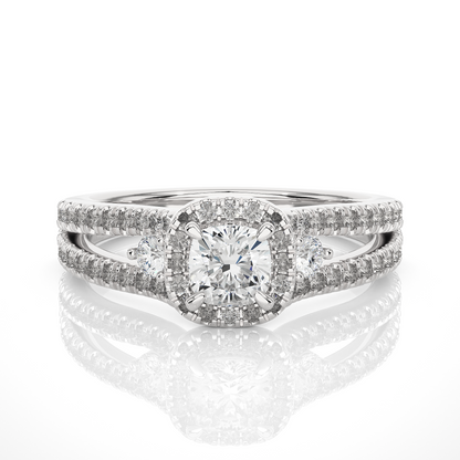 Trilogy Halo Splendor Ring