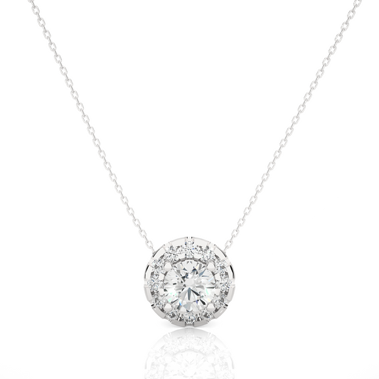 Timeless Round Diamond Necklace
