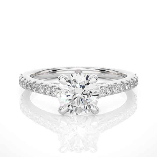 Elegant Diamond Solitaire Ring
