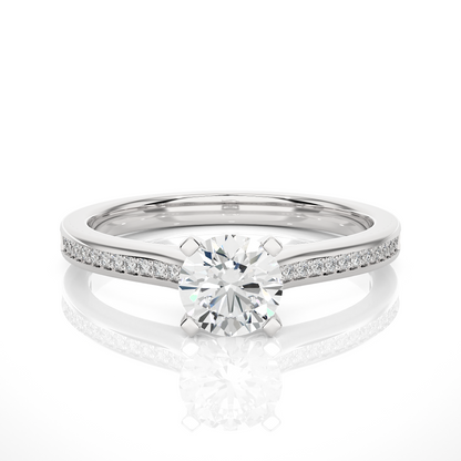 Classic Solitaire Band Ring