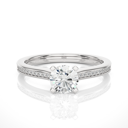Classic Solitaire Band Ring