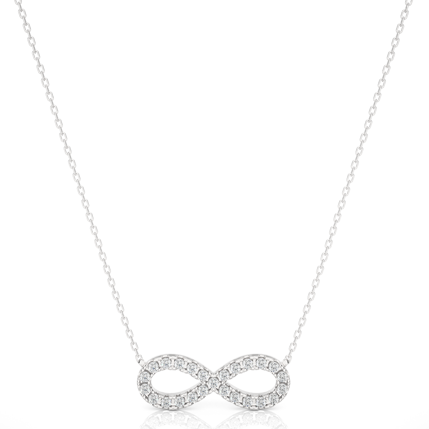 Eternal Infinity Diamond Necklace