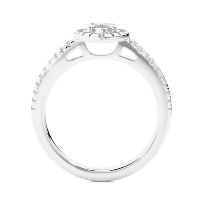 Elegant Marquise-Cut Diamond Ring