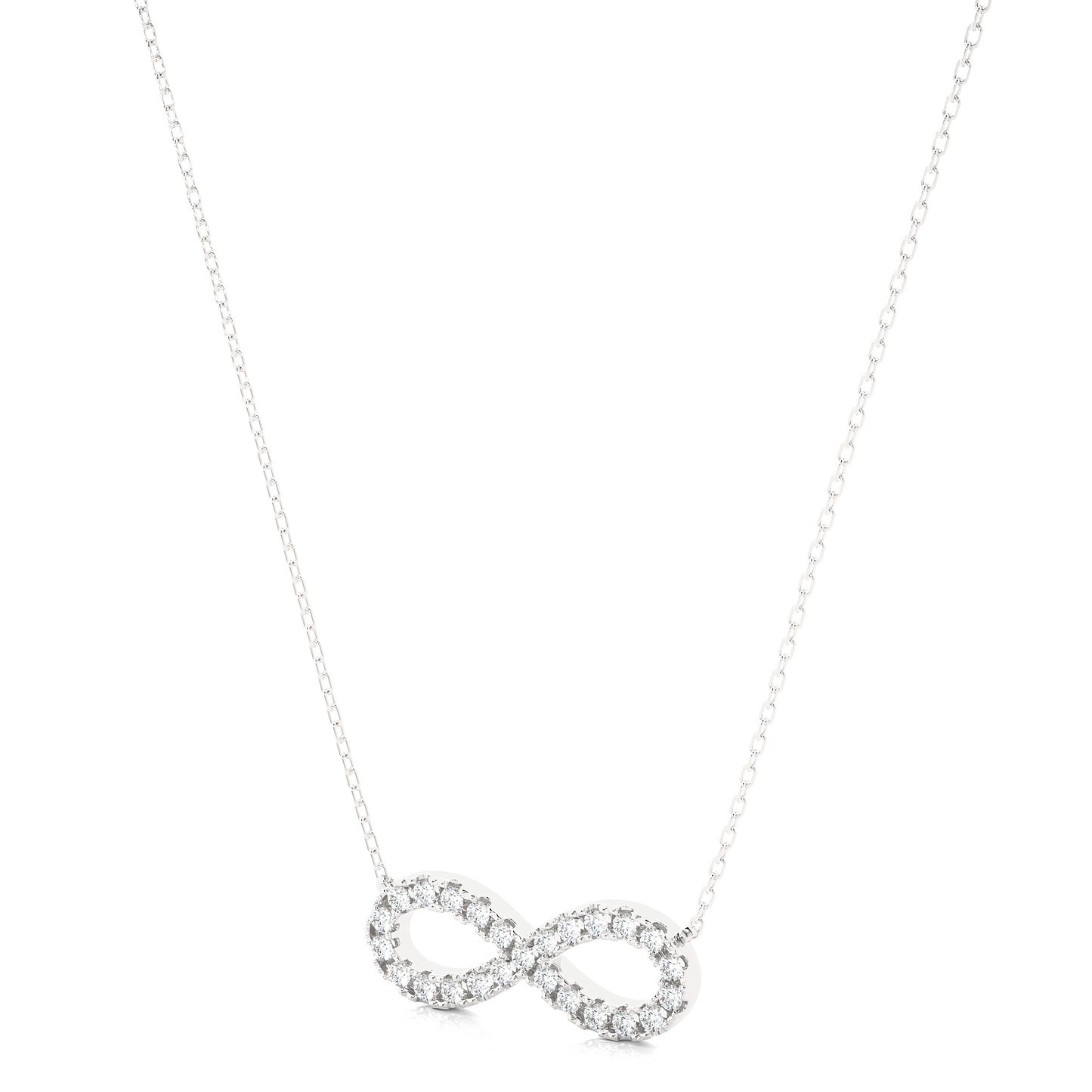Eternal Infinity Diamond Necklace