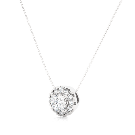 Timeless Round Diamond Necklace