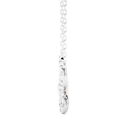 Whimsical Butterfly Diamond Necklace