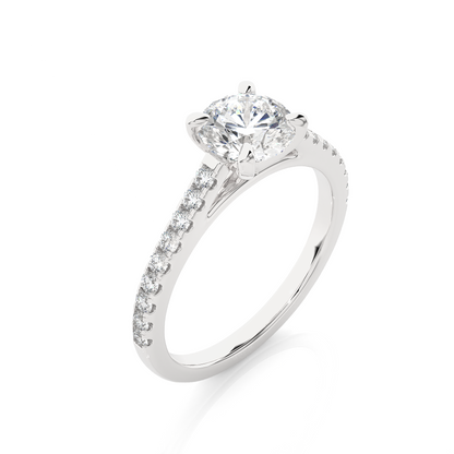 Elegant Diamond Solitaire Ring