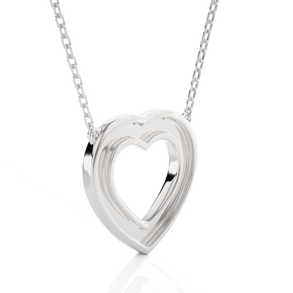 Opulent Heart Diamond Necklace