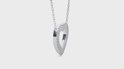 Opulent Heart Diamond Necklace